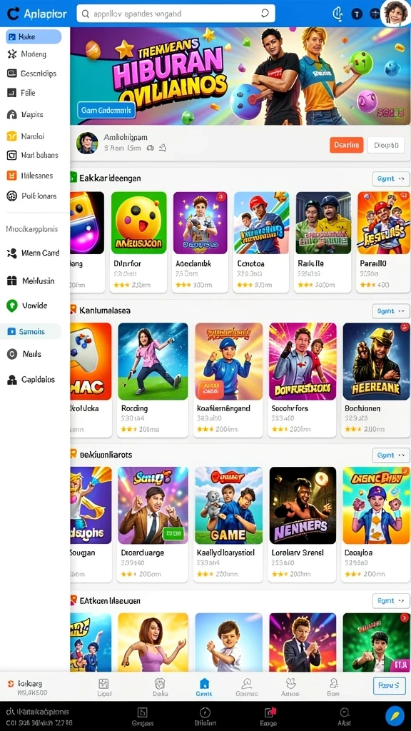 Fitur kompetitif dengan ranking pemain.