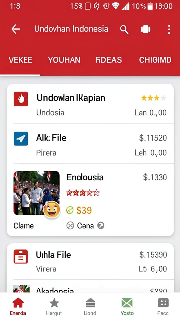 Tampilan antarmuka yang user-friendly dan menarik.