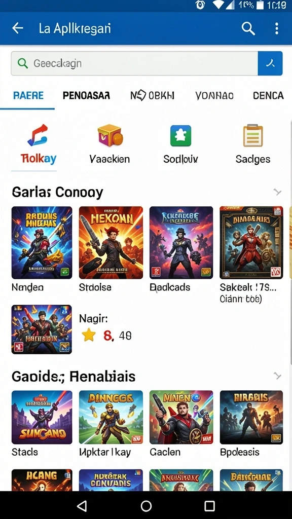Beragam permainan dengan tema yang berbeda.
