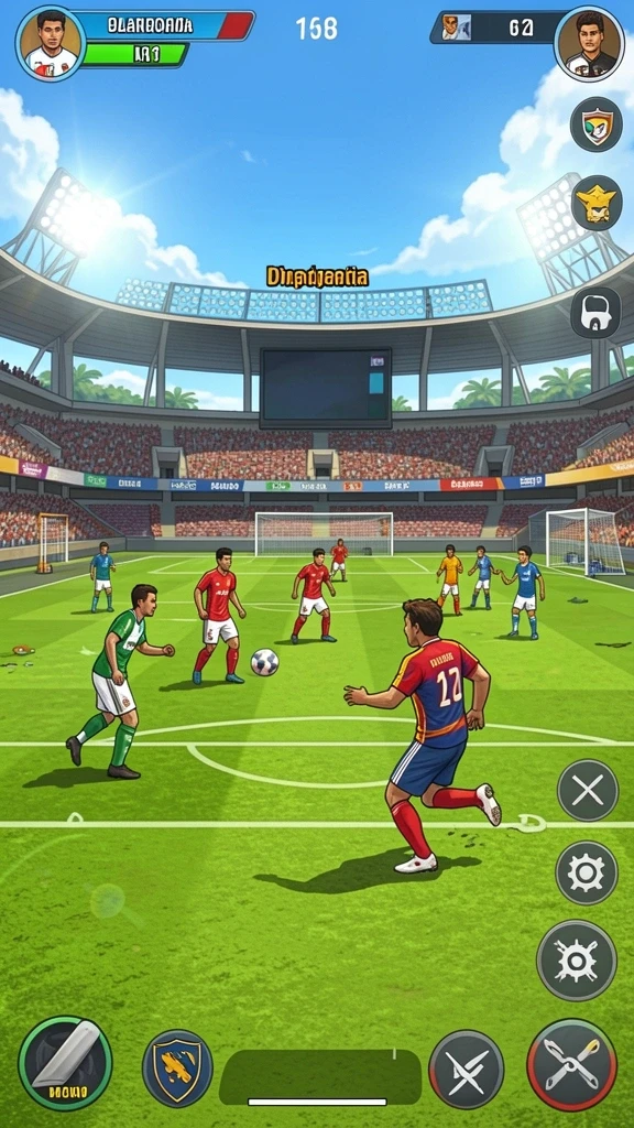 Tampilan antarmuka utama CR7VIP yang menarik.