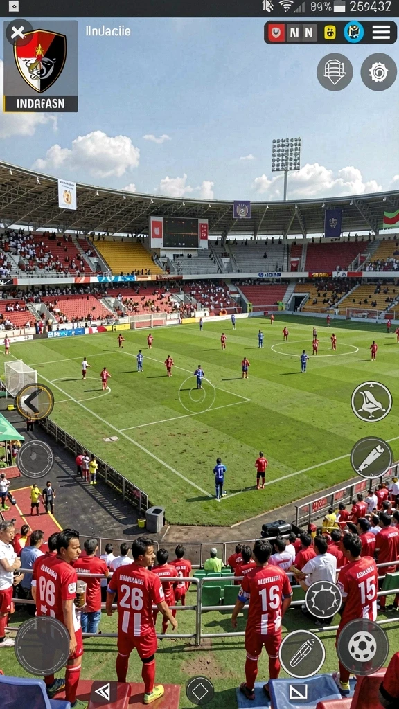 Desain grafis yang memukau dan detail yang kaya.