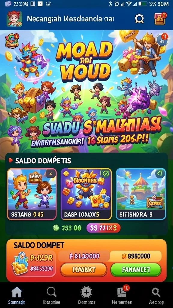 Grafis yang memukau dan penuh warna.