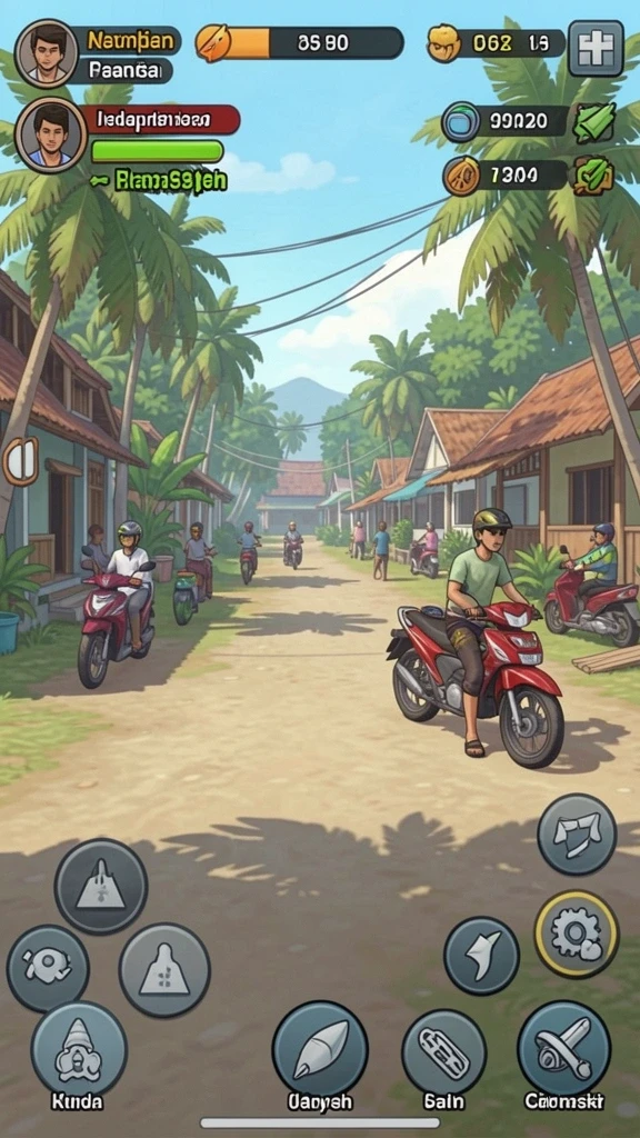 Sistem reward yang memotivasi pemain untuk berprestasi.