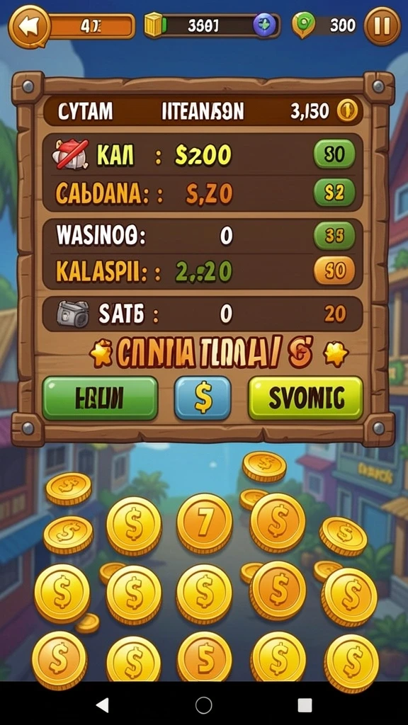 Beragam pilihan tema permainan slot.