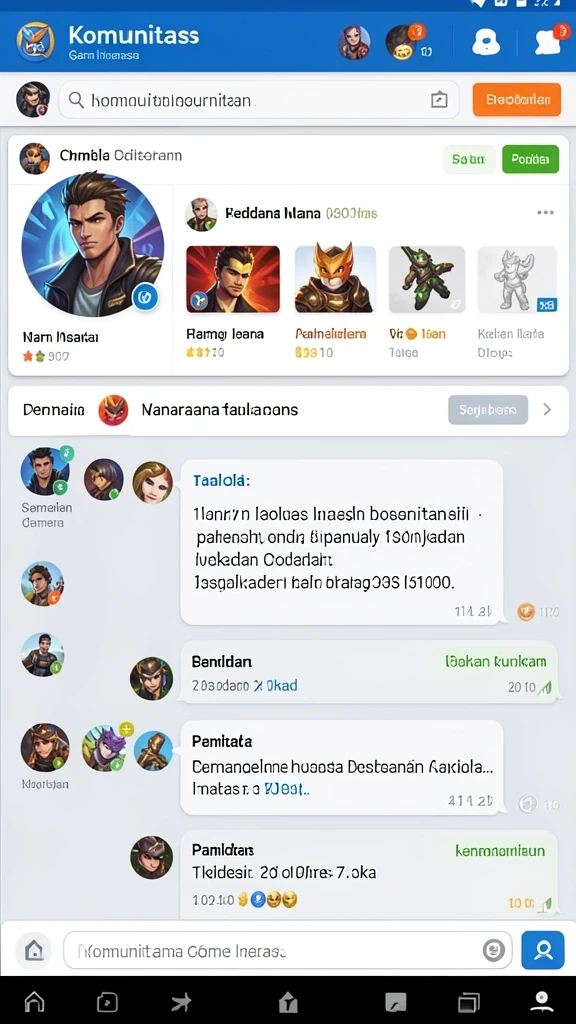 Karakter unik dengan kemampuan berbeda.