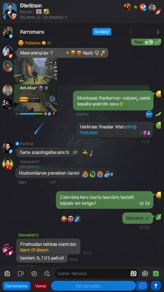 Karakter yang unik dengan kemampuan berbeda.