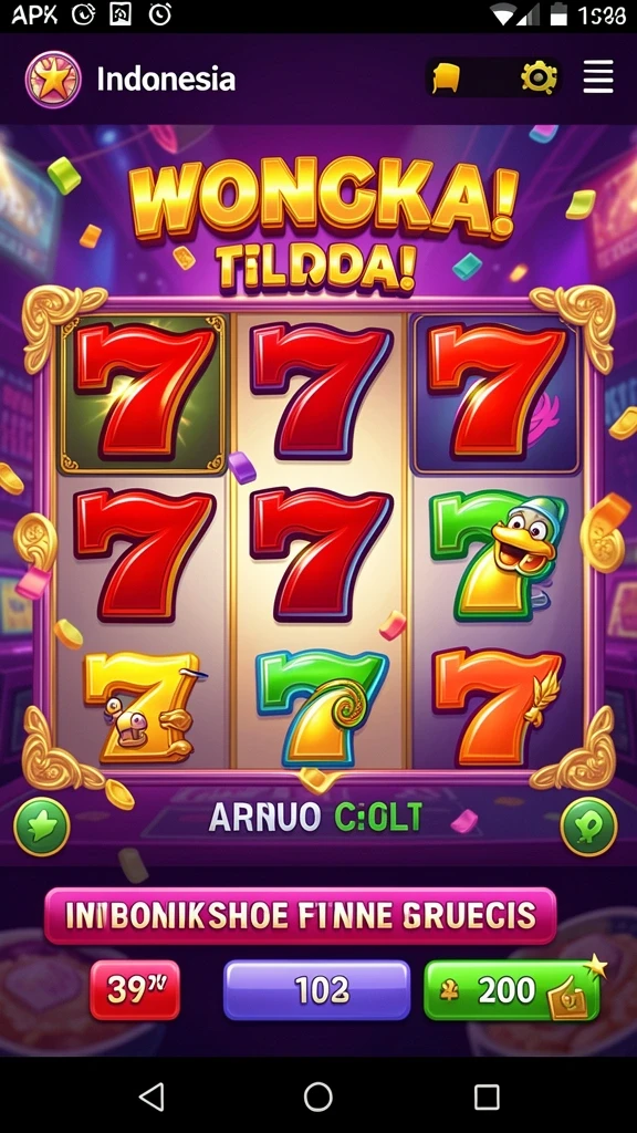 Screenshot permainan slot dengan tema menarik.
