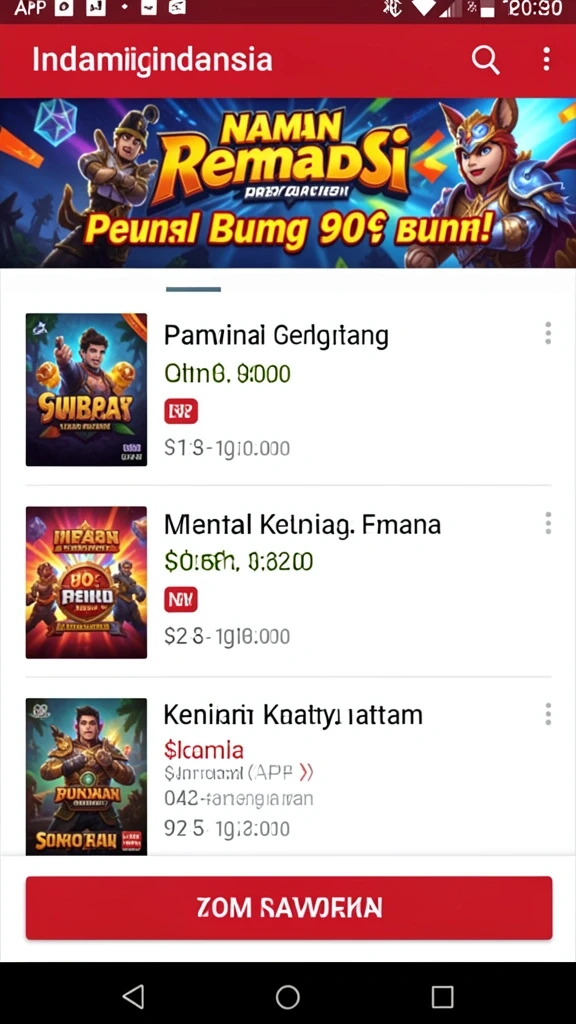 Tampilan antarmuka yang intuitif dan menarik.