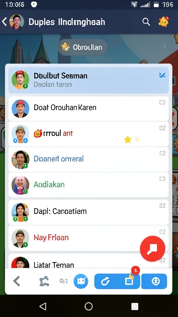 Karakter unik yang tersedia untuk dimainkan.