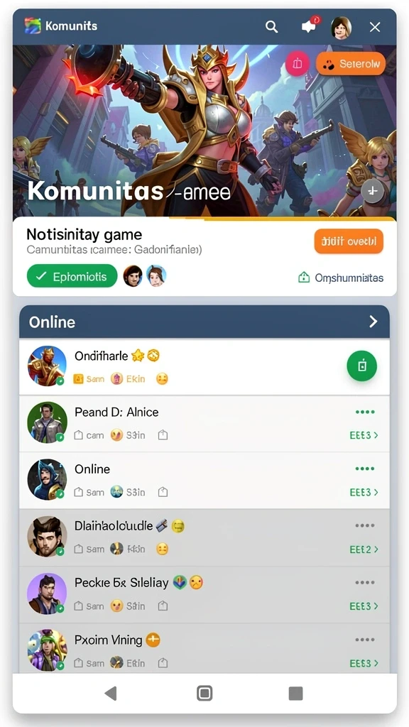Screenshot menampilkan grafis menarik dari permainan.