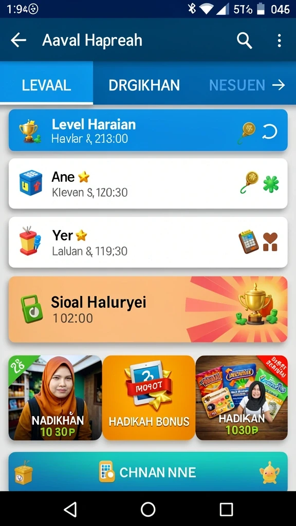 Tampilan antarmuka yang menarik dan user-friendly.