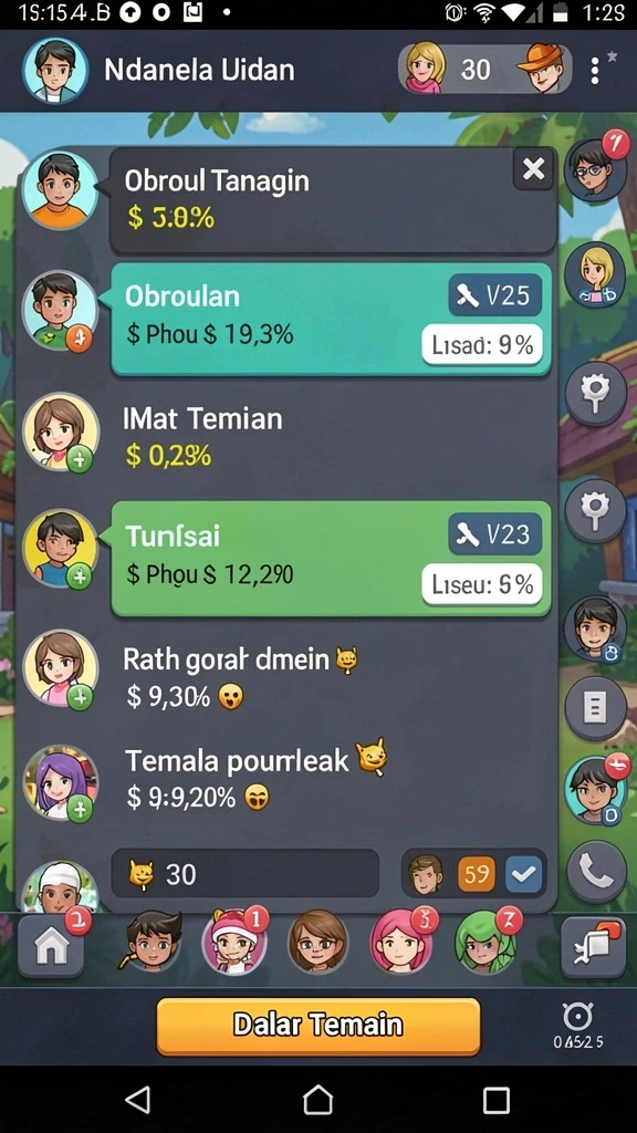 Pengalaman bermain yang seru dan menantang.
