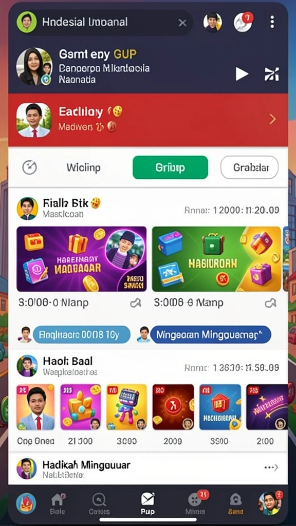 Tampilan menu utama MUSANG178 yang menarik.