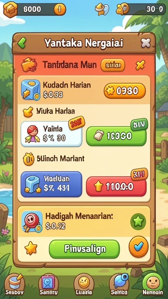 Tampilan antarmuka yang menarik dan user-friendly.