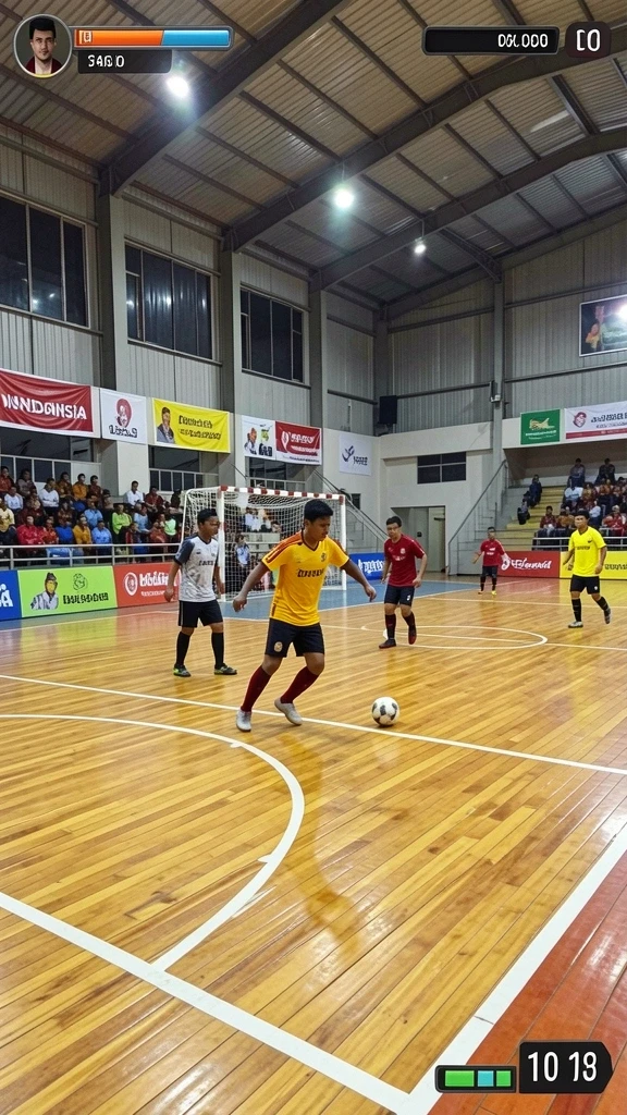 Fitur turnamen yang menambah keseruan bermain.