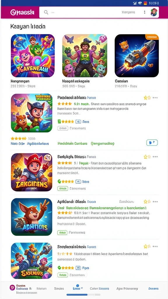 Screenshot memperlihatkan fitur bonus yang menarik dan menggembirakan.