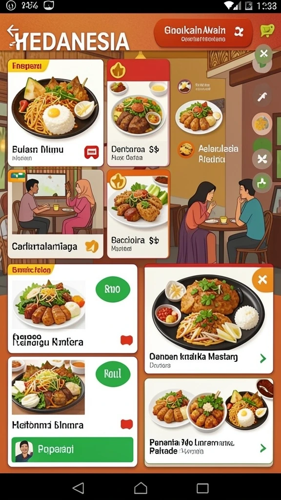 Tampilan antarmuka yang user-friendly dan mudah dinavigasi.