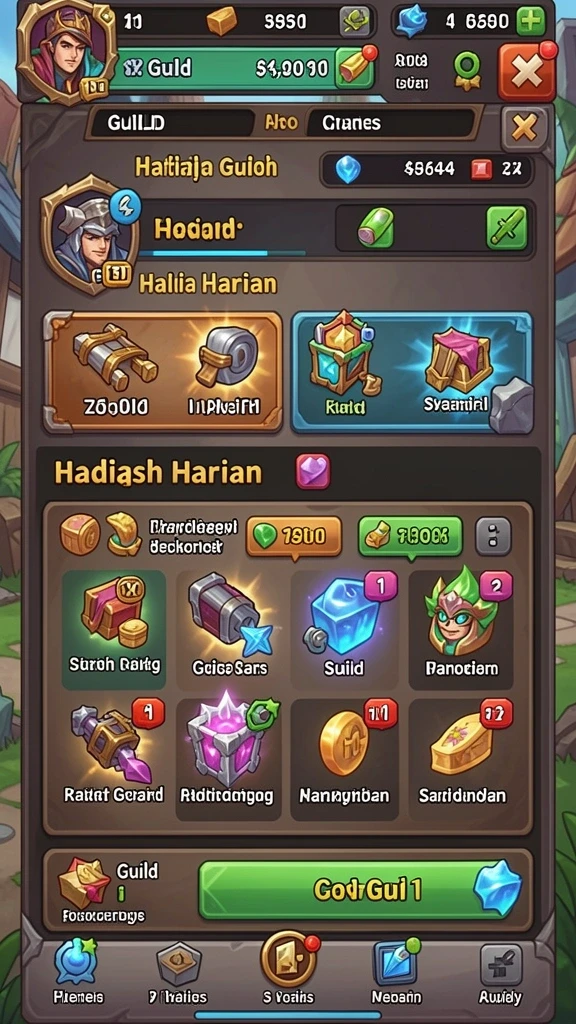Interaksi pengguna yang menarik di dalam game.