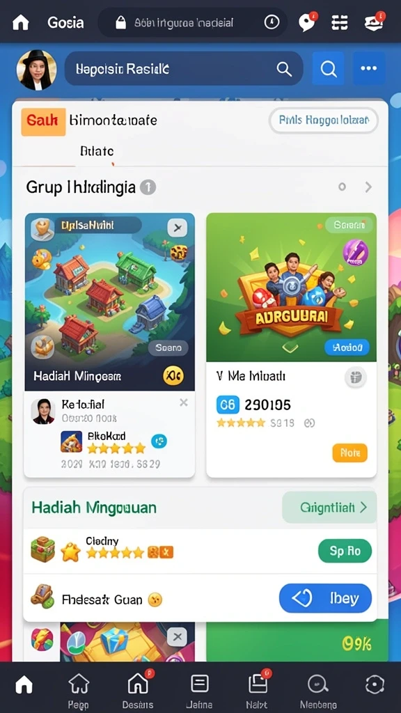 Pengalaman sosial yang mendekatkan para pemain.