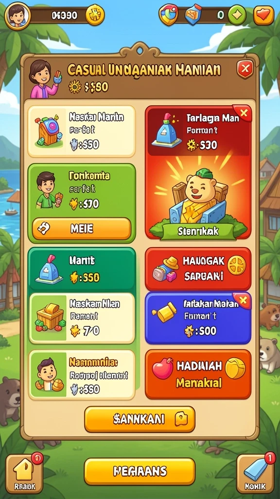 Tampilan antarmuka yang menarik dan mudah digunakan.
