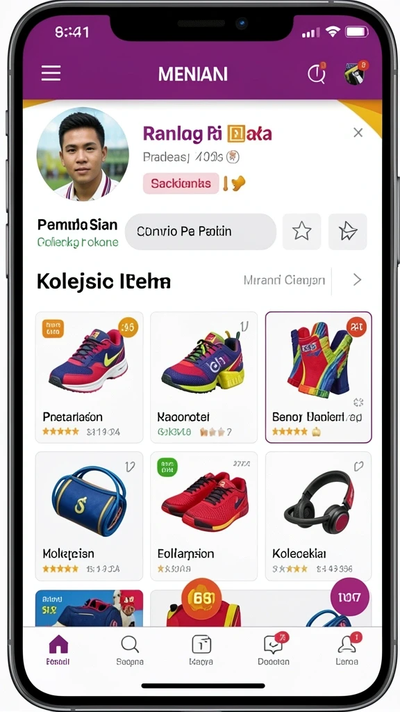 Sistem reward yang menarik di dalam game.