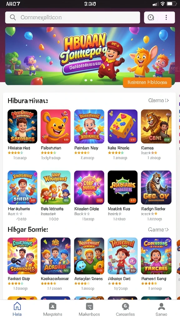Tampilan awal aplikasi SPIN88 yang menarik.