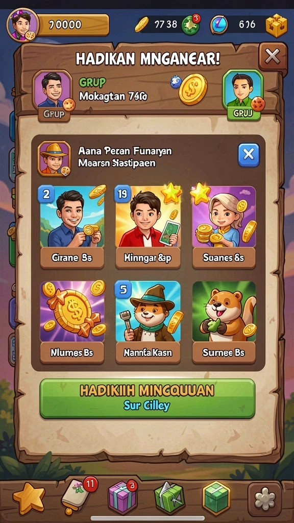 Antarmuka pengguna yang intuitif dan menarik.