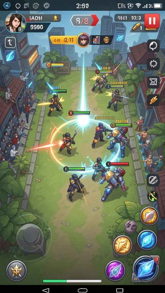 Gameplay yang seru dan menantang di setiap level.