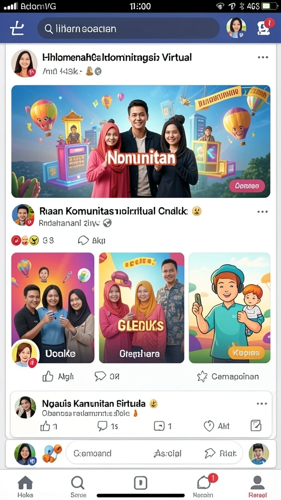 Tampilan karakter utama dengan senjata unik.