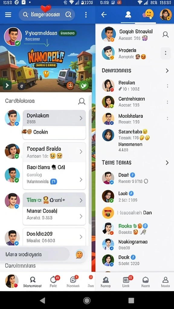 Tampilan grafis yang menawan dan penuh warna.